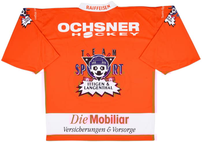 2000-01 EHC Bosingen-Kriechenwil #9 Ochsner Hockey Home Jersey - 9/10 - (XL)