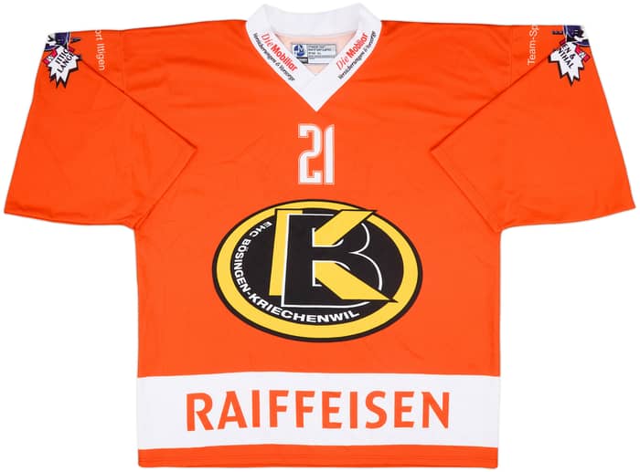 2000-01 EHC Bosingen-Kriechenwil #21 Ochsner Hockey Home Jersey - 7/10 - (XL)