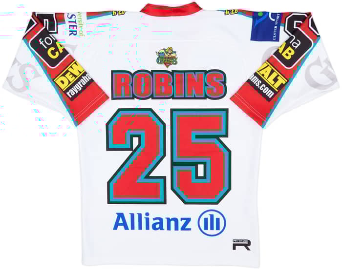 2008-09 Belfast Giants Robins #25 Rhino Home Jersey - 7/10 - (S)