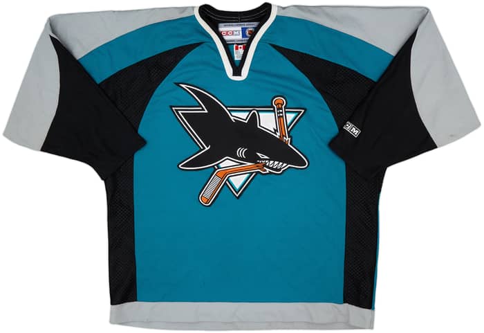 2000-07 San Jose Sharks CCM Away Jersey - 6/10 - (XL)