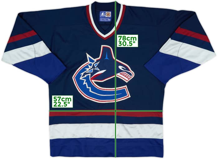 1997-99 Vancouver Canucks Starter Away Jersey - 9/10 - (M)