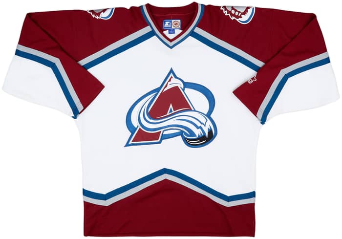 1996-99 Colorado Avalanche Starter Home Jersey - 8/10 - (M)