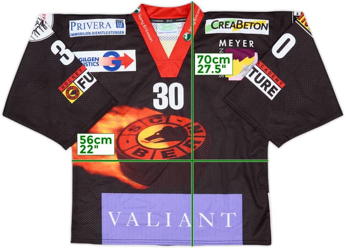 2007-08 SC Bern #30 Yvette Home Jersey - 9/10 - (S)