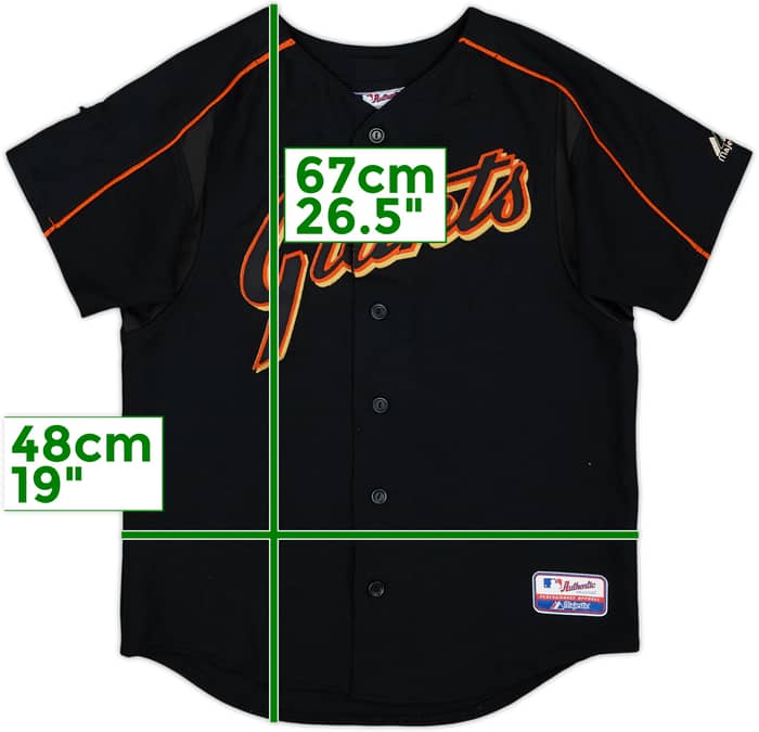 2003-06 San Francisco Giants Authentic Majestic Batting Practice Jersey - 6/10 - (L.Boys)