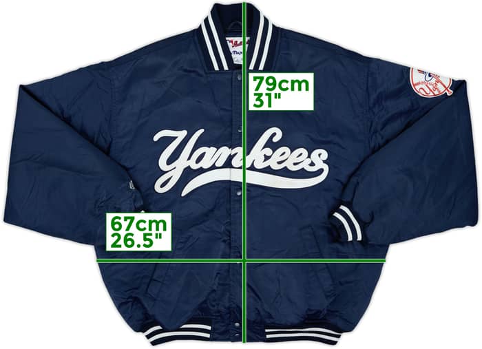 2000s New York Yankees Majestic Satin Varsity Jacket - 7/10 - (XL)