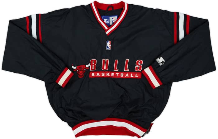 1990s Chicago Bulls Starter Pullover Rain Jacket - 8/10 - (M)