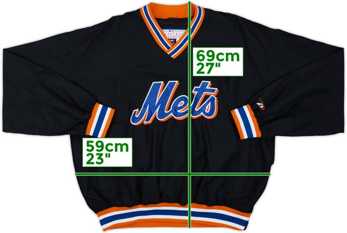 2000s New York Mets Pro Player Pullover Windbreaker Jacket - 8/10 - (M)