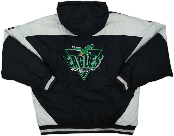 1990-95 Philadelphia Eagles Logo 7 Rain Coat - 8/10 - (XL)