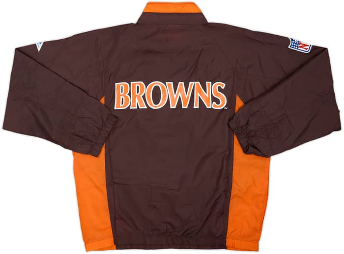1990s Cleveland Browns Apex One 1/2 Zip Windbreaker Jacket - 8/10 - (M)