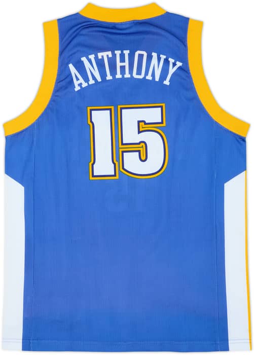 2003-10 Denver Nuggets Anthony #15 Champion Away Jersey - 9/10 - (M)