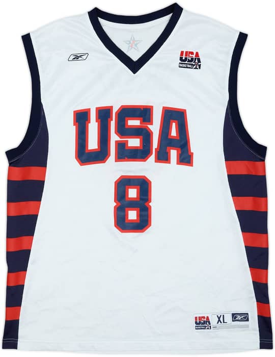 2004 USA Bryant #8 Reebok Home Jersey - 8/10 - (XL)