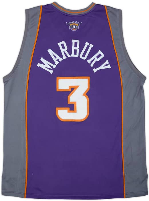 2002-04 Phoenix Suns Marbury #3 Reebok Authentic Away Jersey - 7/10 - (XL)
