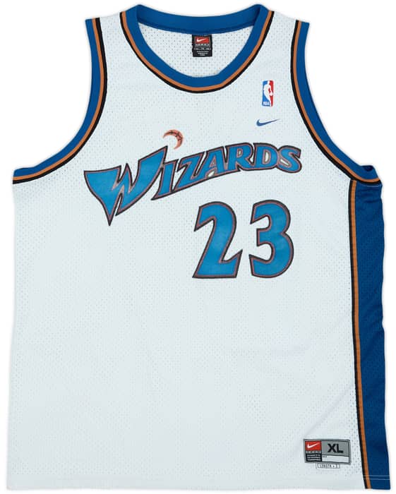 2001-03 Washington Wizards Jordan #23 Nike Swingman Home Jersey - 7/10 - (XL)