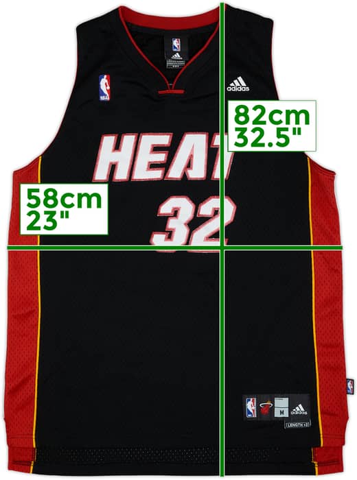 2006-07 Miami Heat O'Neal #32 adidas Swingman Away Jersey - 6/10 - (M)
