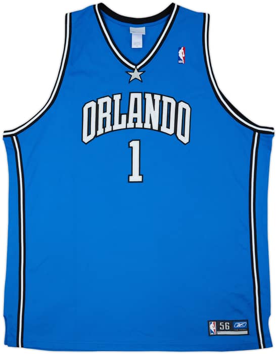 2003-04 Orlando Magic McGrady #1 Reebok Authentic Away Jersey - 8/10 - (3XL)