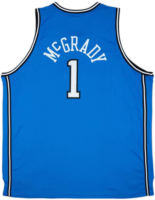 2003-04 Orlando Magic McGrady #1 Reebok Authentic Away Jersey - 8/10 - (3XL)