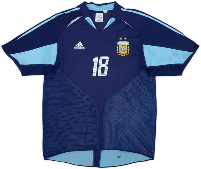 2004-05 Argentina Away Shirt Messi #18 - 5/10 - (L)