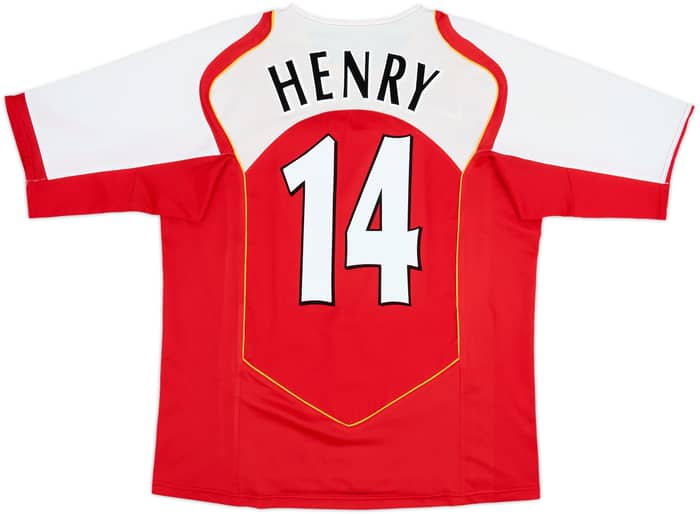 2004-05 Arsenal Home Shirt Henry #14 - 8/10 - (L)