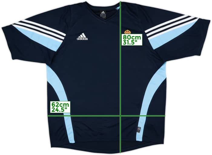 2003-04 Real Madrid adidas Training Shirt - 8/10 - (XXL)