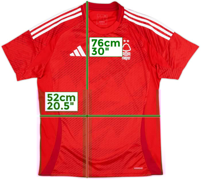 2024-25 Nottingham Forest Home Shirt - 10/10 - (L)