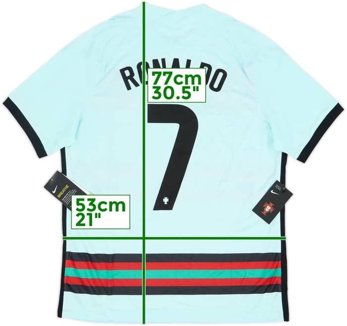 2020-22 Portugal Away Shirt Ronaldo #7 (L)