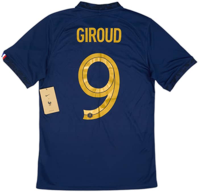 2022-23 France Home Shirt Giroud #9 (S)