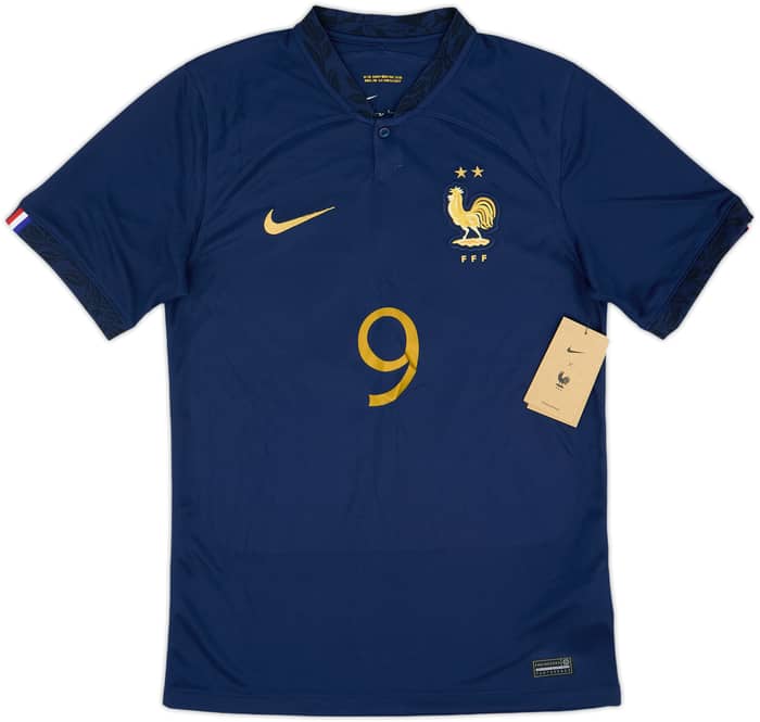 2022-23 France Home Shirt Giroud #9 (S)