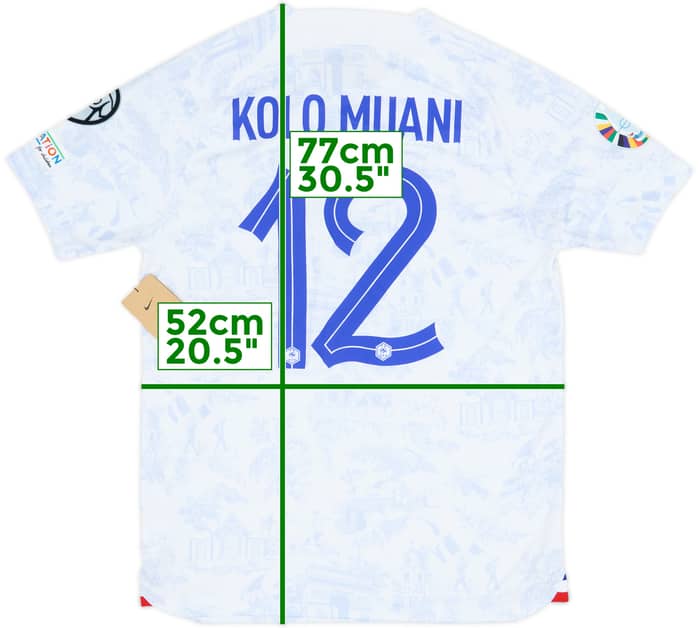 2022-23 France Away Shirt Kolo Muani #12 (L)