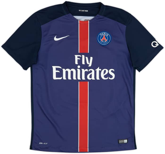 2015-16 Paris Saint-Germain Home Shirt Ibrahimovic #10 - 5/10 - (M)