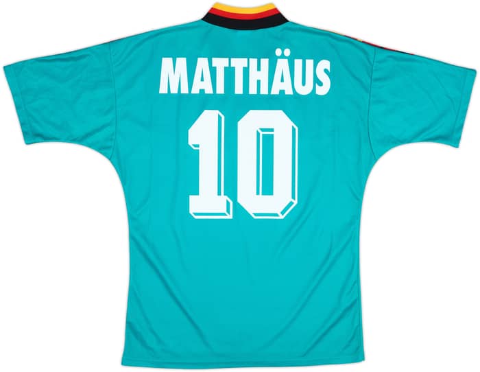 1994-96 Germany Away Shirt Matthaus #10 - 8/10 - (M)