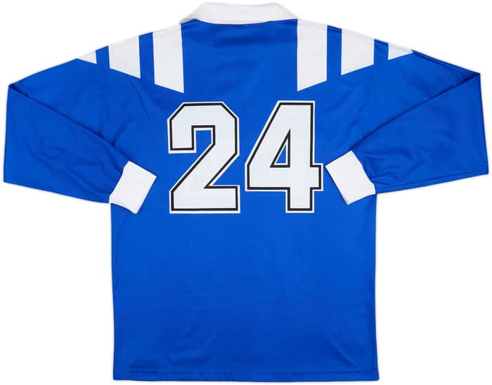 1993 Nazionale Cantanti Match Issue Home L/S Shirt #24