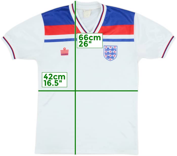 1980-83 England Home Shirt - 5/10 - (Y)