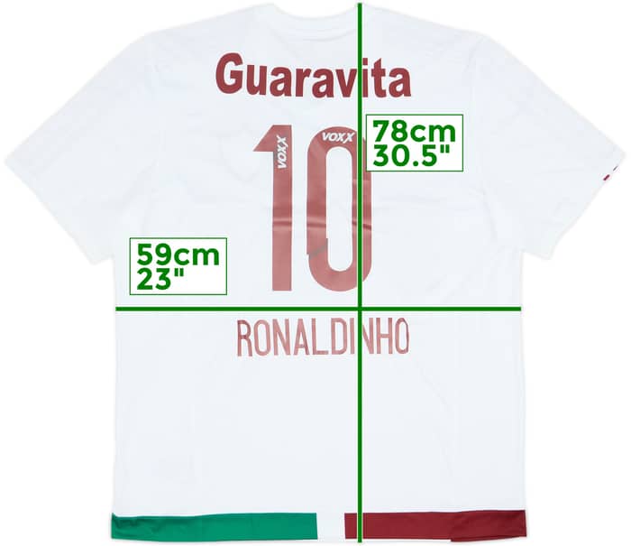 2015 Fluminense Away Sirt Ronaldinho #10 - 6/10 - (XL)