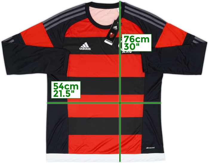 2015-16 Flamengo Home L/S Shirt (L)