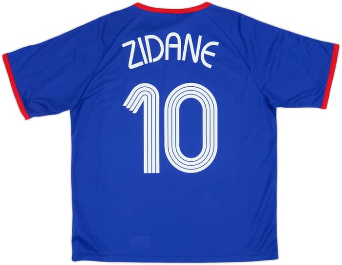 2006-07 France Basic Home Shirt Zidane #10 (L)