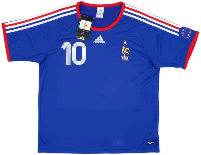 2006-07 France Basic Home Shirt Zidane #10 (L)