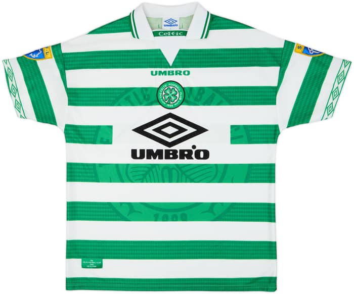 1997-99 Celtic Home Shirt - 8/10 - (XL)