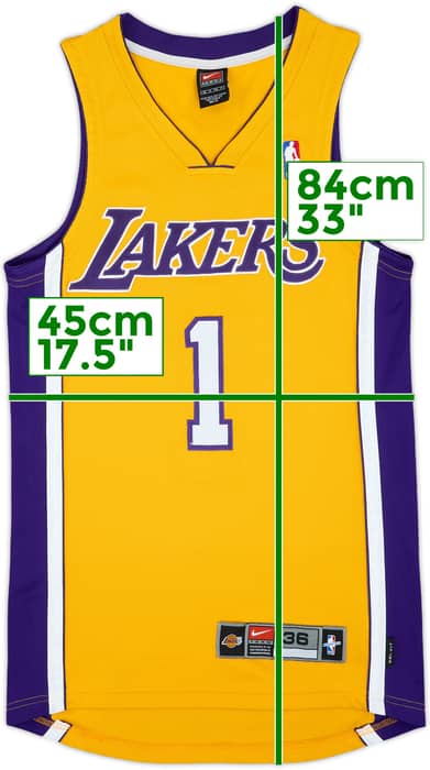 2004 LA Lakers Butler #1 Nike Authentic Home Jersey - 9/10 - (S)
