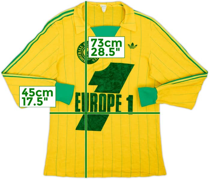 1980-81 Nantes Home L/S Shirt - 9/10 - (M)
