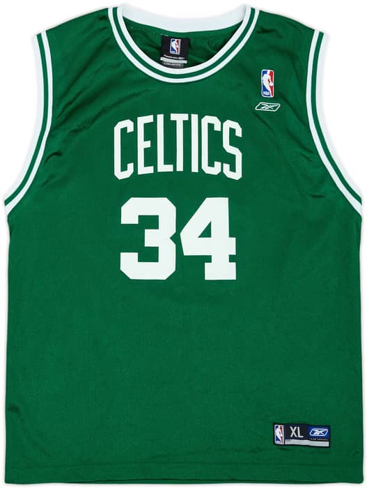 2002-06 Boston Celtics Pierce #34 Reebok Away Jersey - 9/10 - (XL.Boys)