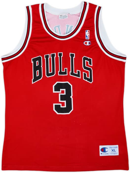 2001-06 Chicago Bulls Chandler #3 Champion Away Jersey - 8/10 - (XL)