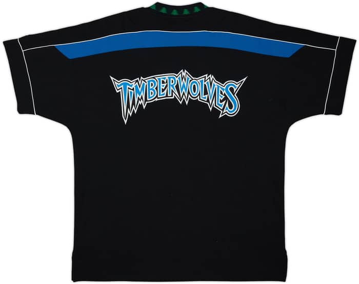 1996-02 Minnesota Timberwolves Champion Authentic Shooting Shirt - 8/10 - (M)