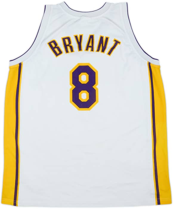 2002-06 LA Lakers Bryant #8 Champion Alternate Jersey - 6/10 - (XXL)