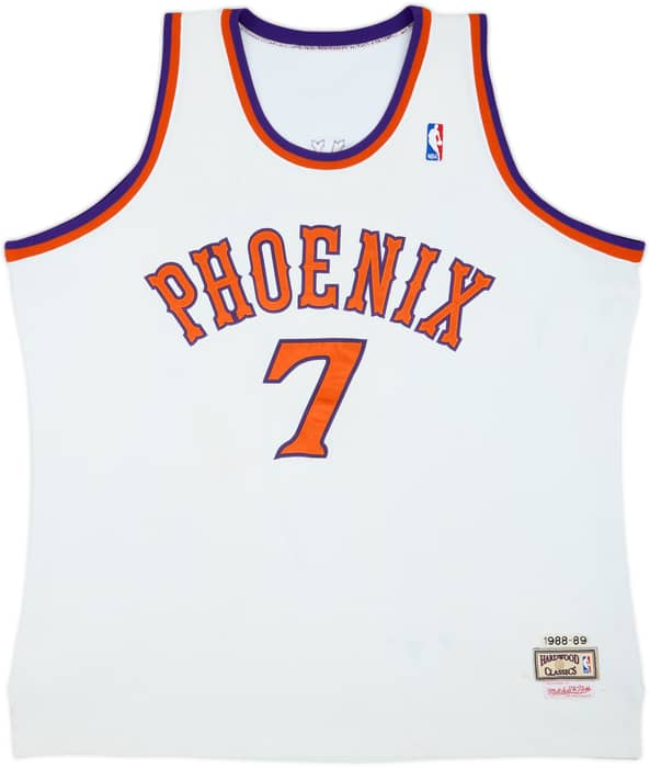 1988-89 Phoenix Suns Johnson #7 Mitchell & Ness Home Jersey - 6/10 - (3XL)