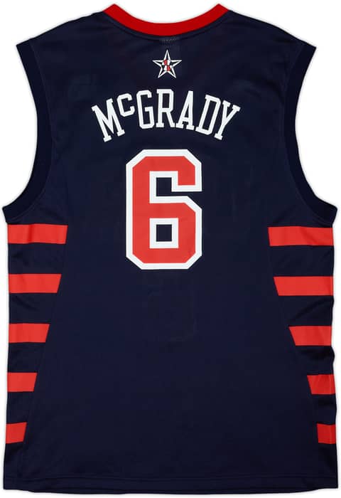 2004 USA McGrady #6 Reebok Away Jersey - 9/10 - (M)