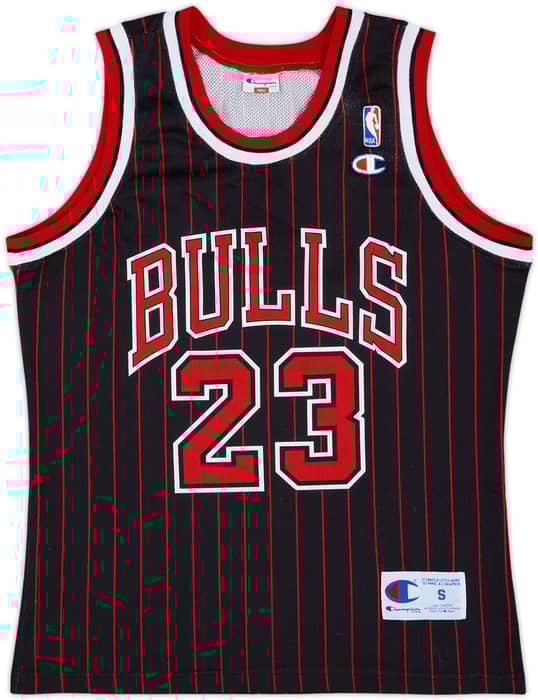 1995-97 Chicago Bulls Jordan #23 Champion Alternate Jersey - 9/10 - (S)