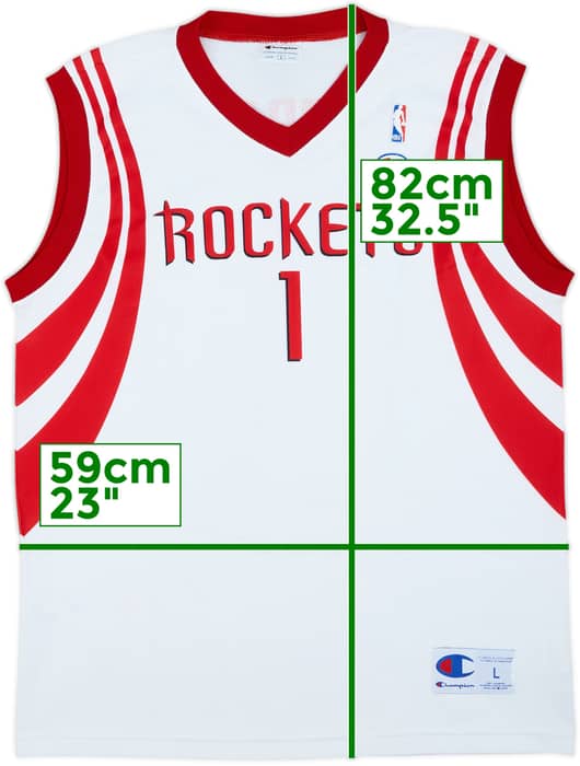 2004-10 Houston Rockets McGrady #1 Champion Home Jersey - 7/10 - (L)