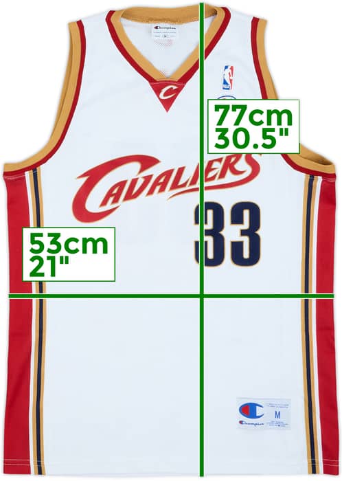 2009-10 Cleveland Cavaliers O'Neal #33 Champion Home Jersey - 9/10 - (M)