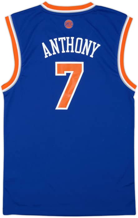 2012-14 New York Knicks Anthony #7 adidas Away Jersey - 9/10 - (S)