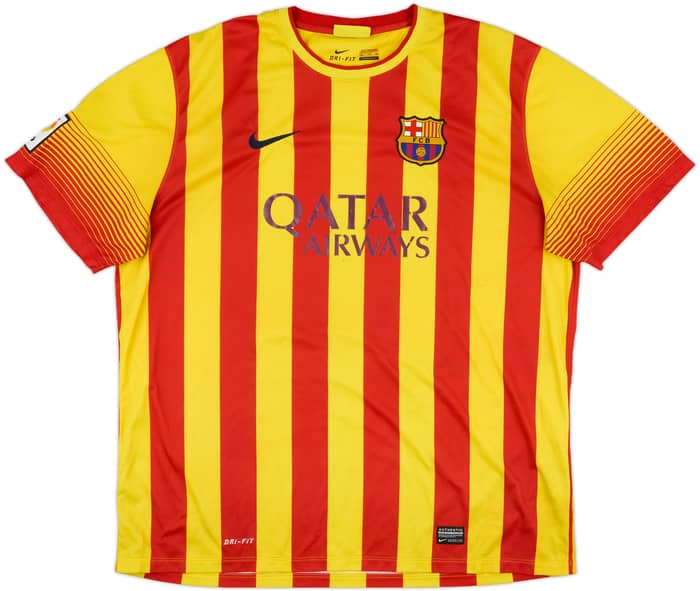 2013-15 Barcelona Away Shirt Messi #10 - 5/10 - (XXL)